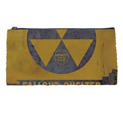 Fallout Shelter In Basement Radiation Sign Pencil Case by WetdryvacsLair