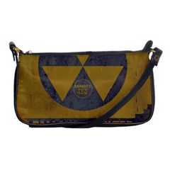 Fallout Shelter In Basement Radiation Sign Shoulder Clutch Bag by WetdryvacsLair