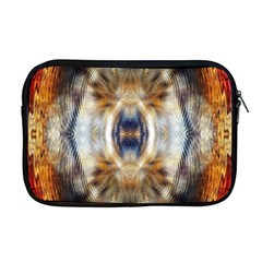 Retro Hippie Vibe Trippy Psychedelic Apple Macbook Pro 17  Zipper Case by CrypticFragmentsDesign