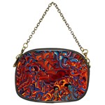 Phoenix in the Rain Abstract Pattern Chain Purse (Two Sides) Front