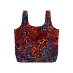 Phoenix in the Rain Abstract Pattern Full Print Recycle Bag (S) Front