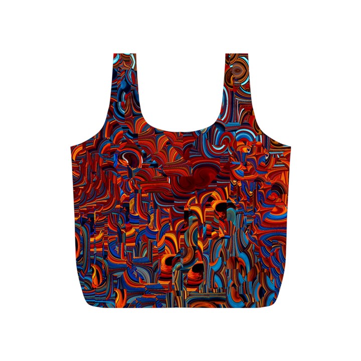 Phoenix in the Rain Abstract Pattern Full Print Recycle Bag (S)