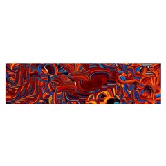 Phoenix In The Rain Abstract Pattern Satin Scarf (oblong) by CrypticFragmentsDesign