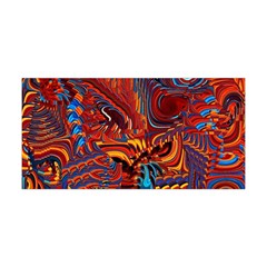 Phoenix Rising Colorful Abstract Art Yoga Headband by CrypticFragmentsDesign