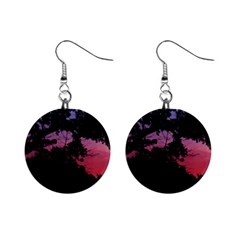 Sunset Landscape High Contrast Photo Mini Button Earrings by dflcprintsclothing