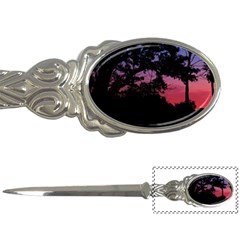 Sunset Landscape High Contrast Photo Letter Opener by dflcprintsclothing