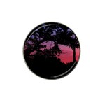 Sunset Landscape High Contrast Photo Hat Clip Ball Marker (10 pack) Front