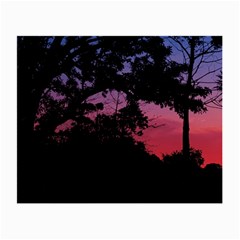 Sunset Landscape High Contrast Photo Small Glasses Cloth (2 Sides) by dflcprintsclothing