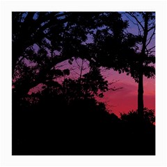 Sunset Landscape High Contrast Photo Medium Glasses Cloth by dflcprintsclothing