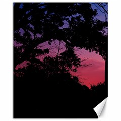 Sunset Landscape High Contrast Photo Canvas 11  X 14  by dflcprintsclothing