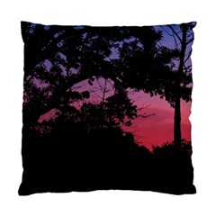 Sunset Landscape High Contrast Photo Standard Cushion Case (one Side) by dflcprintsclothing