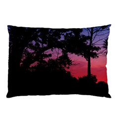 Sunset Landscape High Contrast Photo Pillow Case