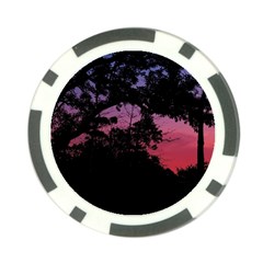 Sunset Landscape High Contrast Photo Poker Chip Card Guard (10 Pack) by dflcprintsclothing