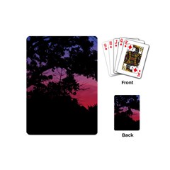 Sunset Landscape High Contrast Photo Playing Cards Single Design (mini) by dflcprintsclothing