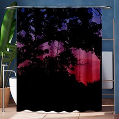 Sunset Landscape High Contrast Photo Shower Curtain 60  X 72  (medium)  by dflcprintsclothing