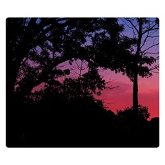 Sunset Landscape High Contrast Photo Double Sided Flano Blanket (small)  by dflcprintsclothing