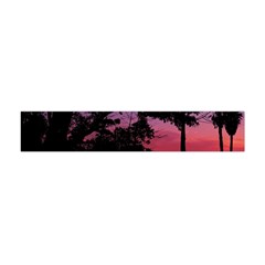 Sunset Landscape High Contrast Photo Flano Scarf (mini)