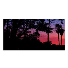 Sunset Landscape High Contrast Photo Satin Shawl by dflcprintsclothing