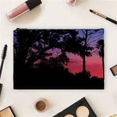 Sunset Landscape High Contrast Photo Cosmetic Bag (large) by dflcprintsclothing