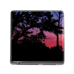 Sunset Landscape High Contrast Photo Memory Card Reader (square 5 Slot)