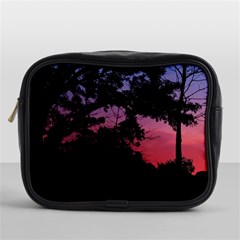 Sunset Landscape High Contrast Photo Mini Toiletries Bag (one Side) by dflcprintsclothing