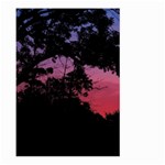 Sunset Landscape High Contrast Photo Large Garden Flag (Two Sides) Front