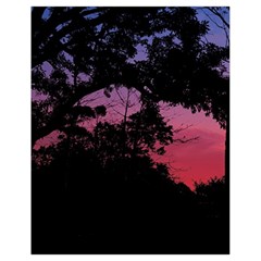 Sunset Landscape High Contrast Photo Drawstring Bag (small) by dflcprintsclothing