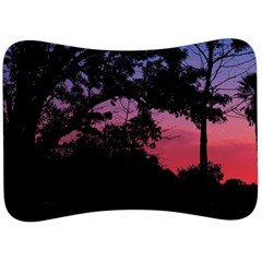 Sunset Landscape High Contrast Photo Velour Seat Head Rest Cushion