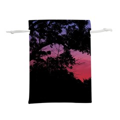 Sunset Landscape High Contrast Photo Lightweight Drawstring Pouch (l) by dflcprintsclothing