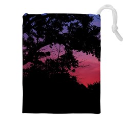 Sunset Landscape High Contrast Photo Drawstring Pouch (4xl) by dflcprintsclothing