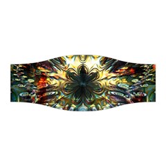 Multicolor Floral Art Copper Patina  Stretchable Headband