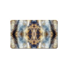 Retro Hippie Vibe Psychedelic Silver Magnet (name Card) by CrypticFragmentsDesign