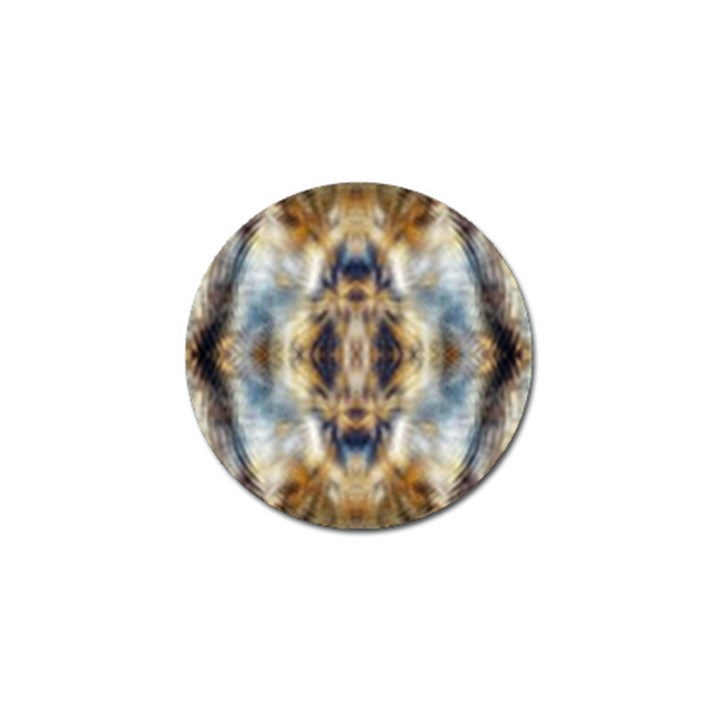 Retro Hippie Vibe Psychedelic Silver Golf Ball Marker