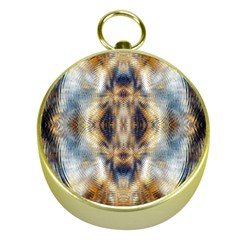 Retro Hippie Vibe Psychedelic Silver Gold Compasses by CrypticFragmentsDesign