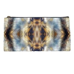 Retro Hippie Vibe Psychedelic Silver Pencil Case by CrypticFragmentsDesign