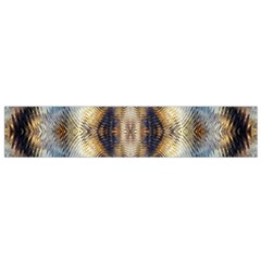 Retro Hippie Vibe Psychedelic Silver Small Flano Scarf