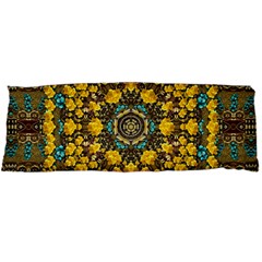 Mandala Faux Artificial Leather Among Spring Flowers Body Pillow Case Dakimakura (two Sides) by pepitasart