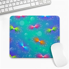 Non Seamless Pattern Blues Bright Large Mousepads