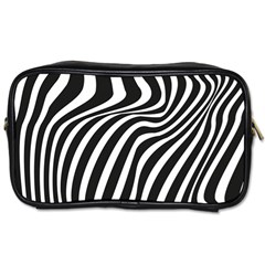 Wave Line Curve Toiletries Bag (two Sides) by Dutashop