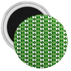 Clover Leaf Shamrock St Patricks Day 3  Magnets by Dutashop