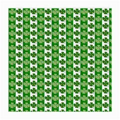 Clover Leaf Shamrock St Patricks Day Medium Glasses Cloth (2 Sides) by Dutashop