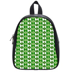 Clover Leaf Shamrock St Patricks Day School Bag (small)