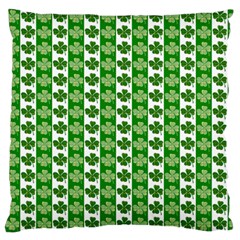 Clover Leaf Shamrock St Patricks Day Standard Flano Cushion Case (one Side) by Dutashop