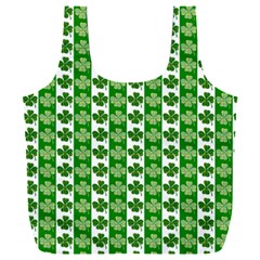 Clover Leaf Shamrock St Patricks Day Full Print Recycle Bag (xxl)