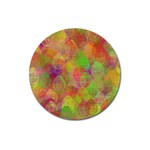 Easter Egg Colorful Texture Magnet 3  (Round) Front