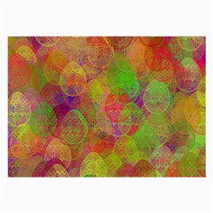 Easter Egg Colorful Texture Large Glasses Cloth by Dutashop