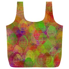 Easter Egg Colorful Texture Full Print Recycle Bag (xxl)