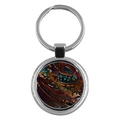 Abstract Art Key Chain (round) by Dutashop