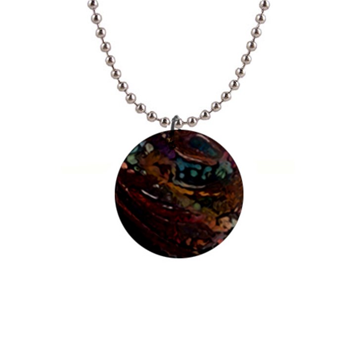 Abstract Art 1  Button Necklace