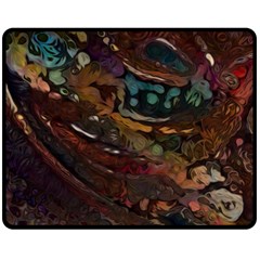 Abstract Art Fleece Blanket (medium) 